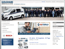 Tablet Screenshot of golshani24.de